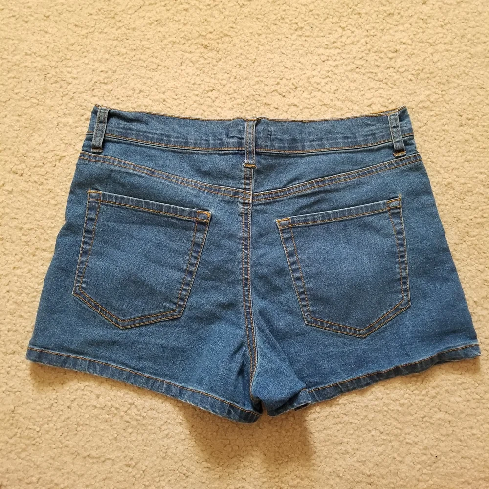 Blue Denim Shorts
